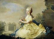 unknow artist, Portrait of Maria Josepha Hermengilde